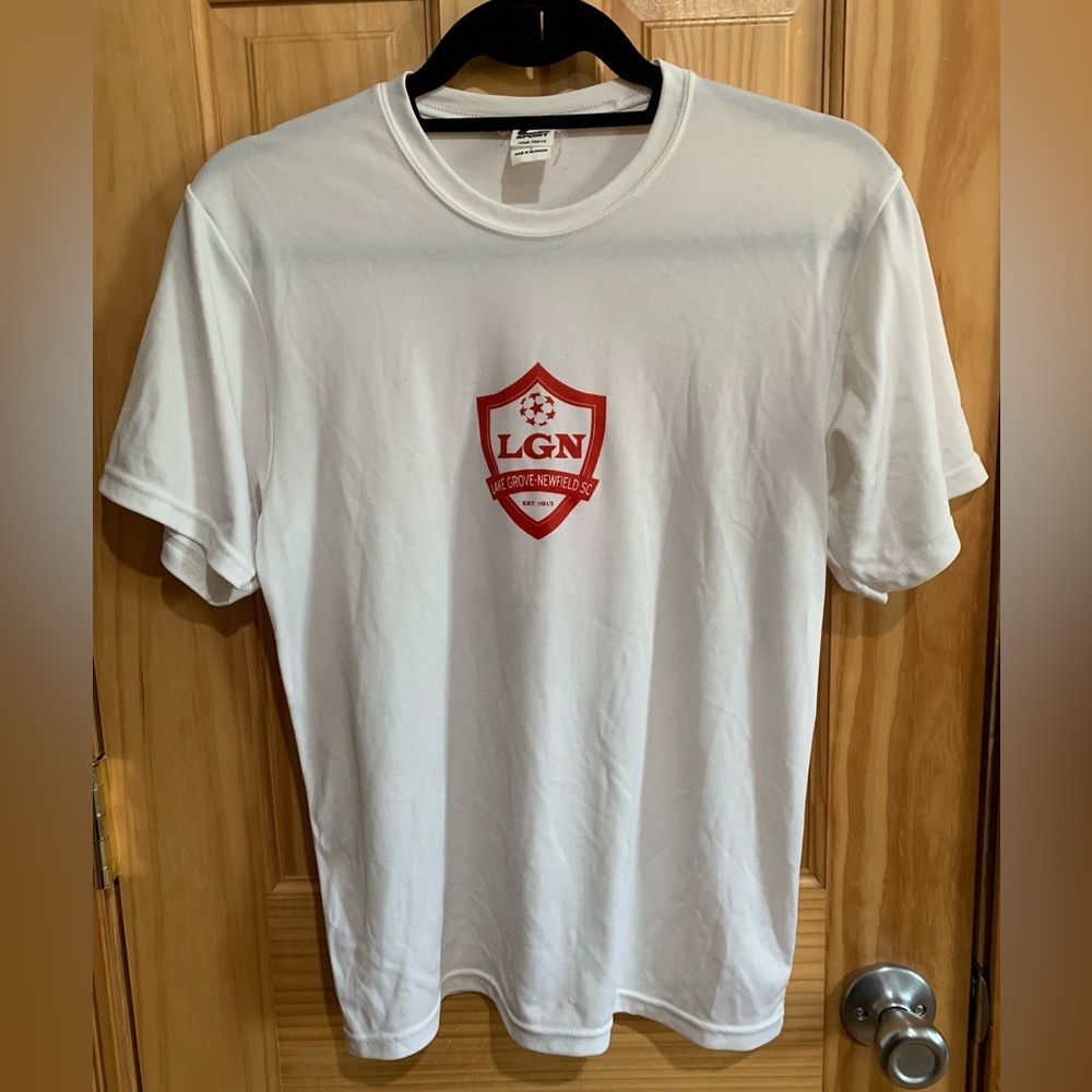 🖤5 for $20- C2 Sport boys/girls Large white short sleeve soccer shirt